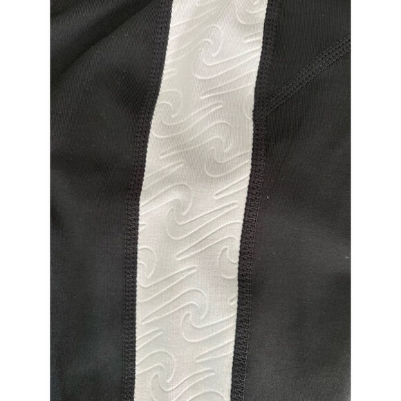 NIKE Pro Dri-Fit Girls Black Gray Mid-Rise Crop Legging Tight Fit Size S + NEW - Picture 10 of 10